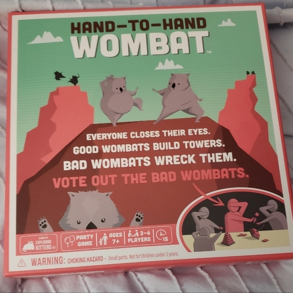 Wombat Card Game of Teamwork and Strategy